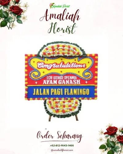 Bunga Papan Congratulation di Yayasan Sosial Panca Bhakti Abadi (rumah Duka)